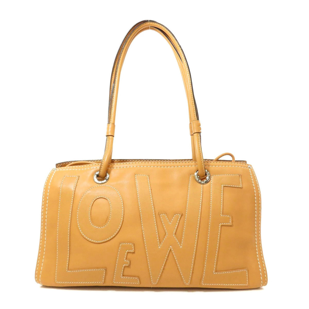 Loewe tote logo bag leather motif